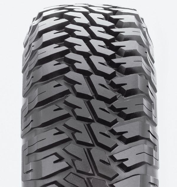 Wrangler MT/R, 235/85 R16 114Q označení pneumatik EU – hodnocení přilnavosti za mokra: , hodnocení spotřeby paliva: , hodnocení hluku:  dB